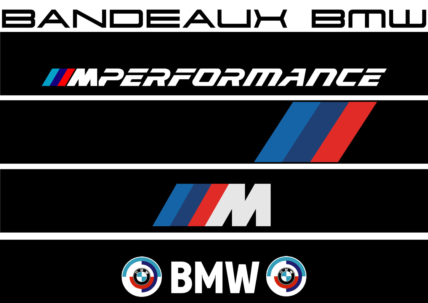 BANDEAU PARE-BRISE BMW