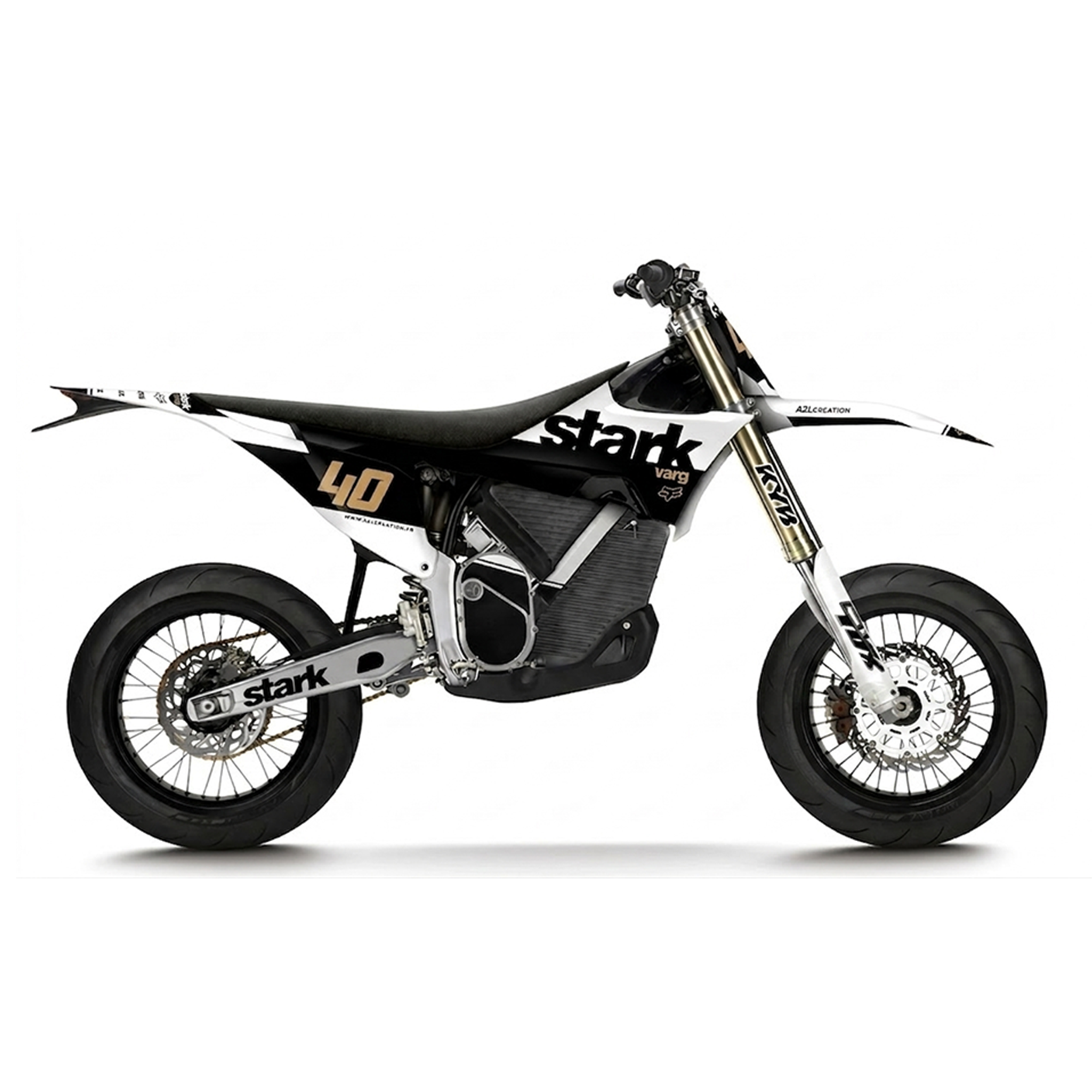 KIT DÉCO STARK FUTURE VARG SM - SOBR | BLANC OR A2L CRÉATION