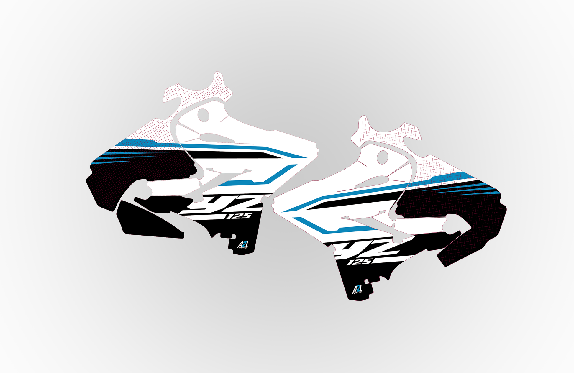 KIT DÉCO US MIAMI YAMAHA 125 / 250 YZ A2L CRÉATION