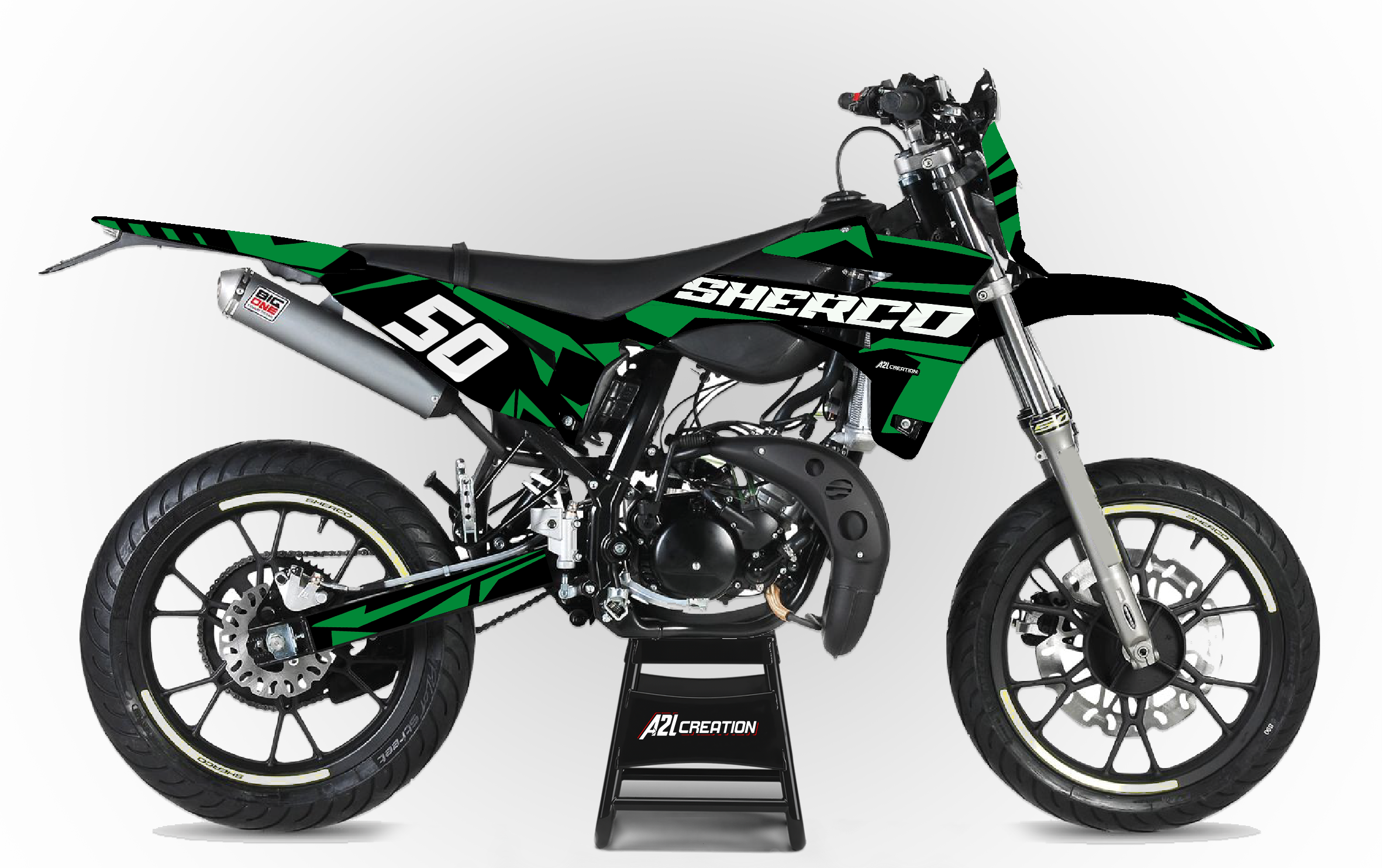 KIT DÉCO 50CC V1 POUR TOUT MODÈLES A2L CRÉATION