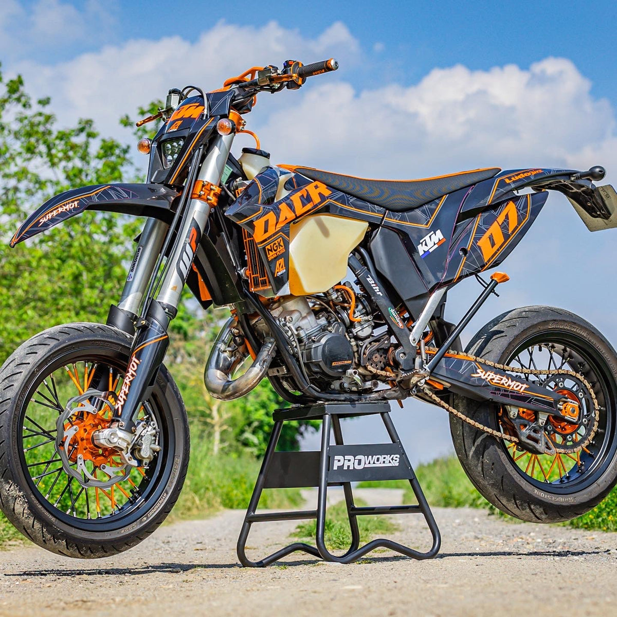 KIT DECO ENDURO SUPERMOTARD 100% PERSONNALISÉ A2L CRÉATION