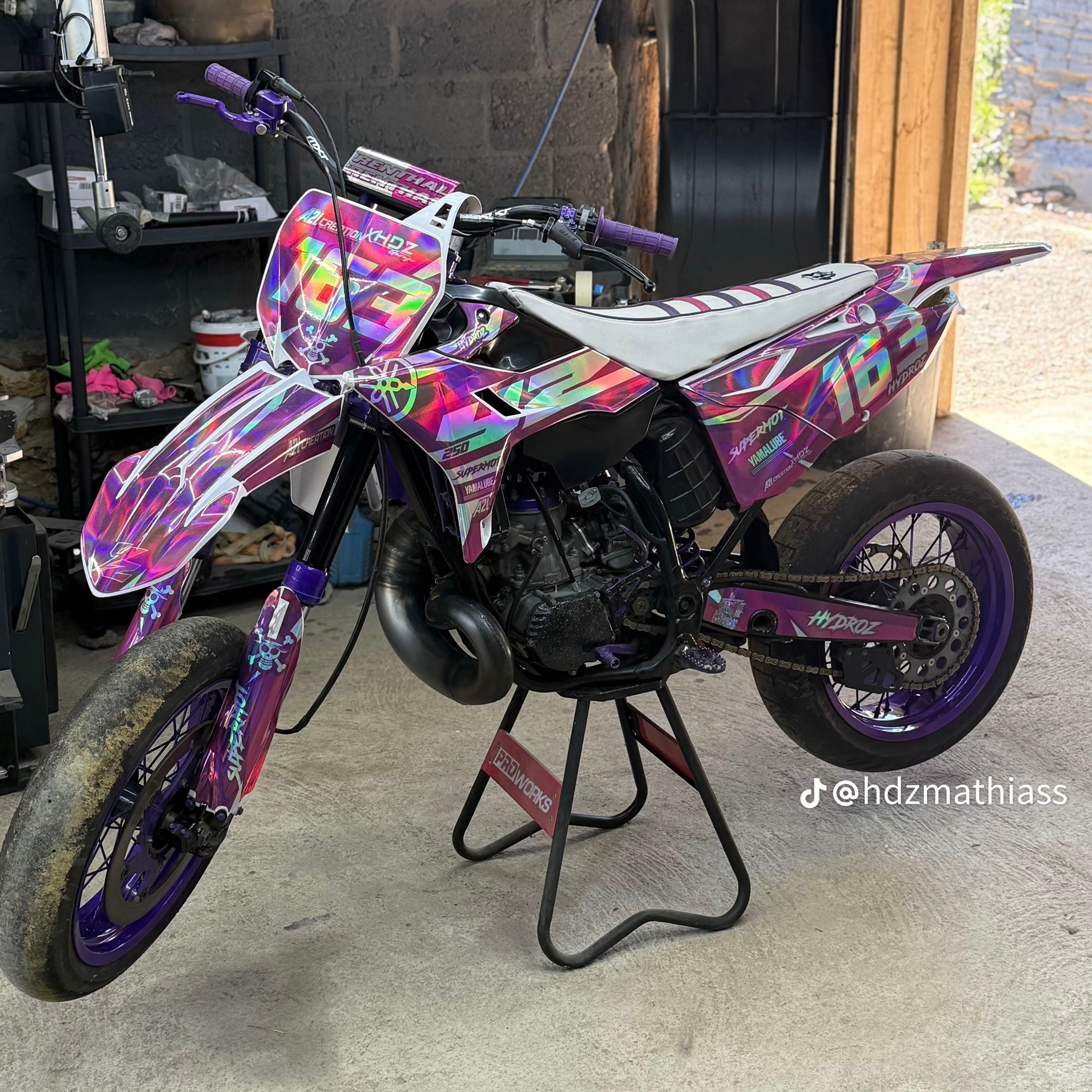 KIT DECO ENDURO SUPERMOTARD 100% PERSONNALISÉ A2L CRÉATION