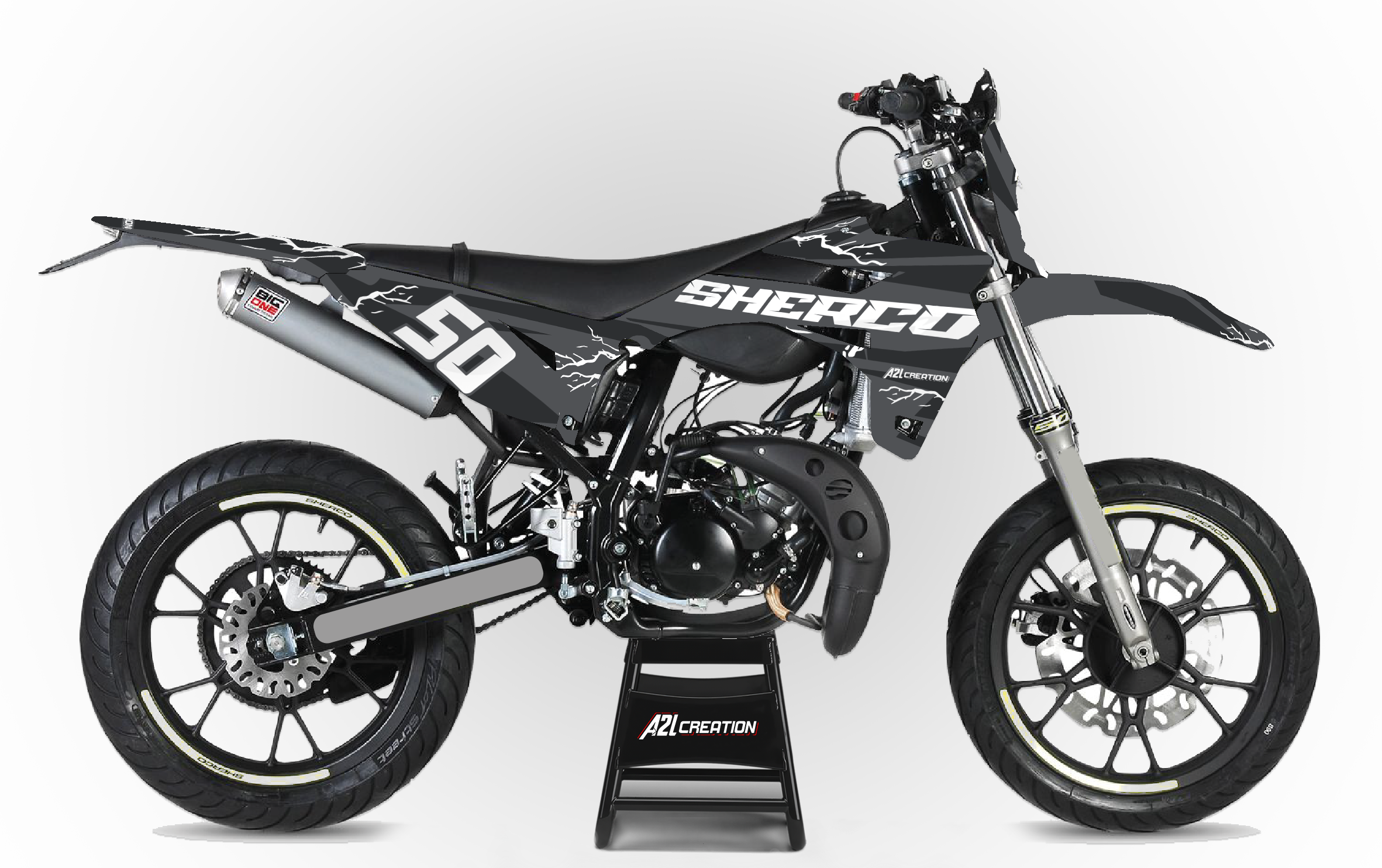 KIT DÉCO 50CC FOUDRE POUR TOUT MODÈLES A2L CRÉATION