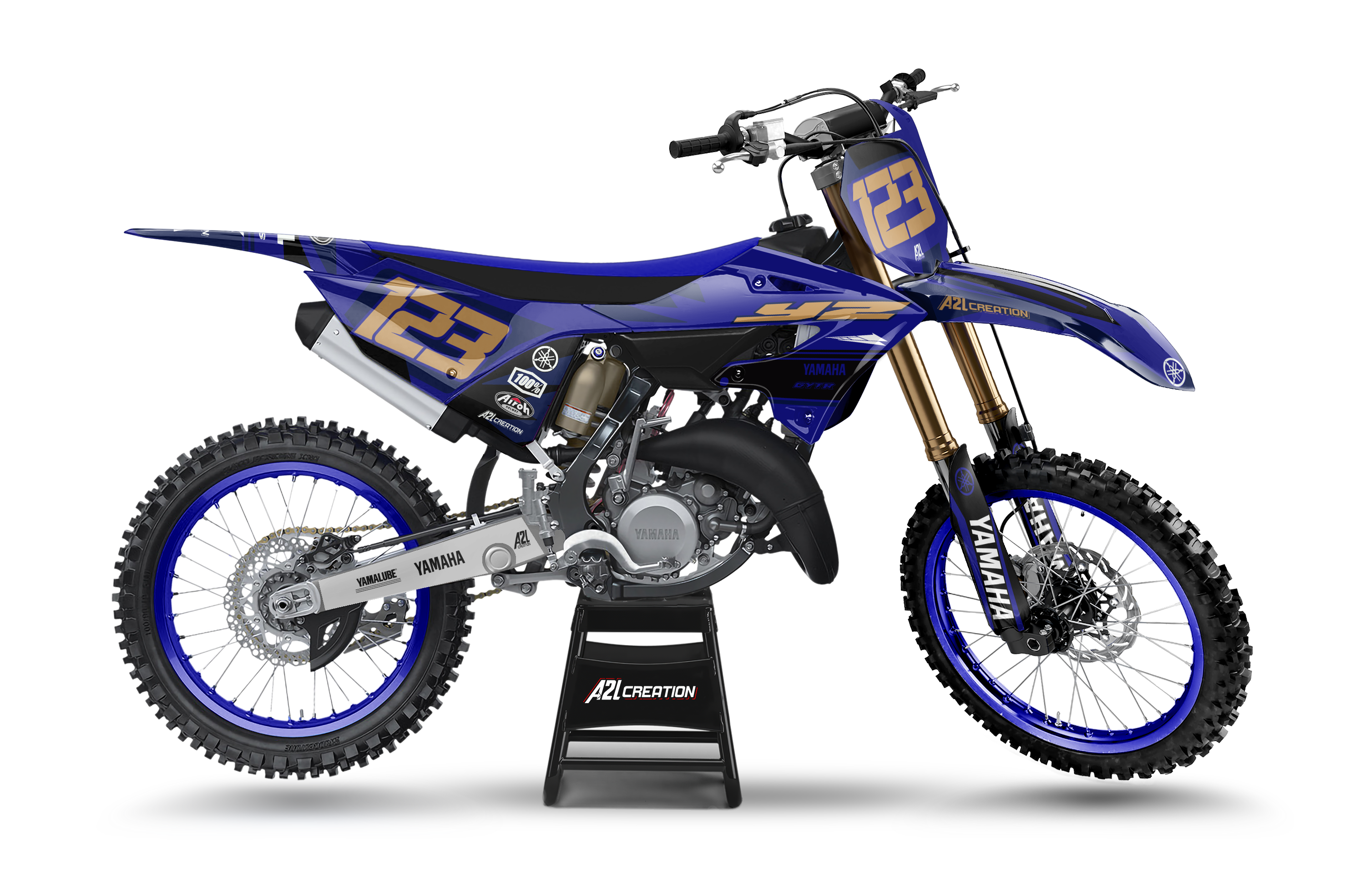 KIT DÉCO MOTOCROSS CLEAN  ( ADAPTABLE SUR TOUT MODELES ) A2L CRÉATION