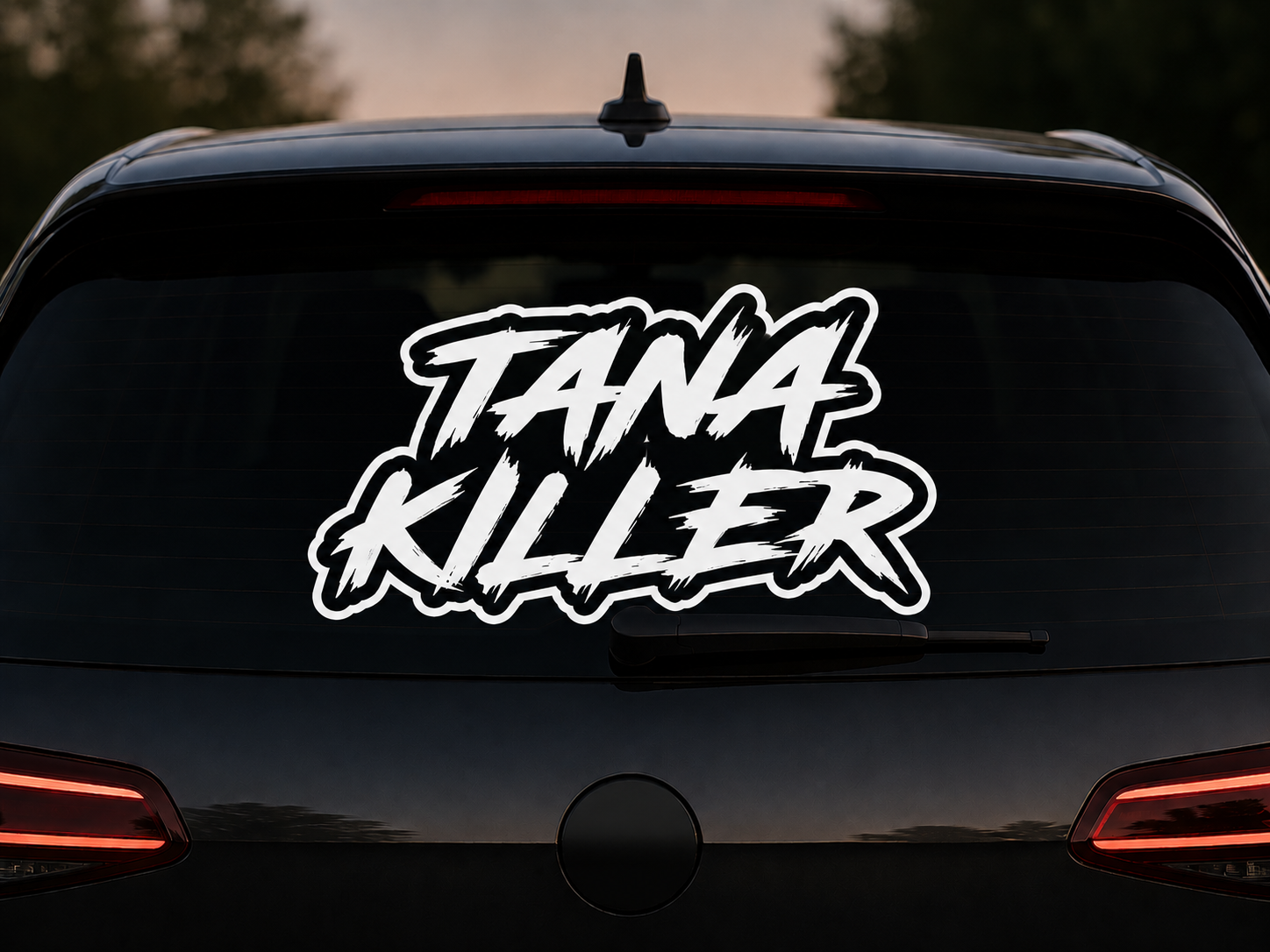 Stickers TANA KILLER pour pare-brise arrière voiture A2L CRÉATION