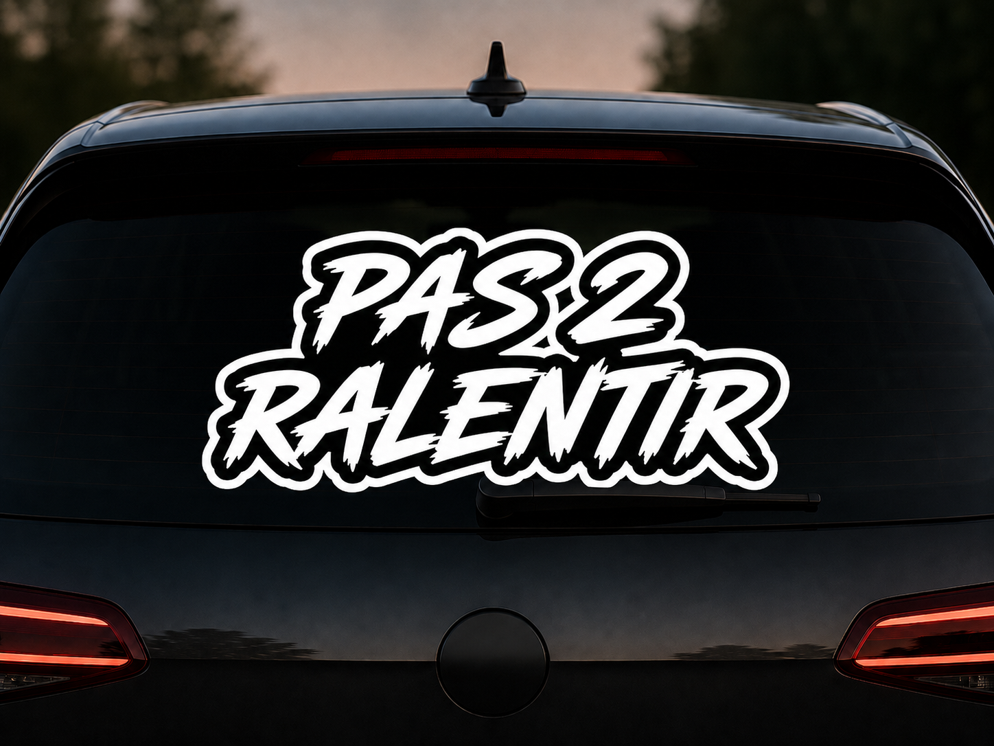 Stickers DU RSA AU RS3 pour pare-brise arrière voiture A2L CRÉATION