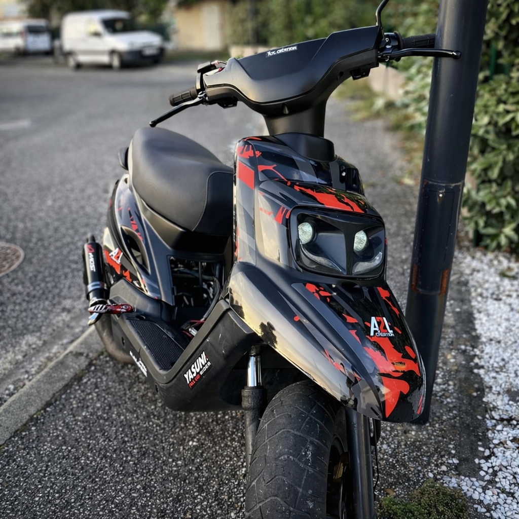 KIT DECO BOOSTER MBK 50CC SCOOTER 100% PERSONNALISÉ A2L CRÉATION