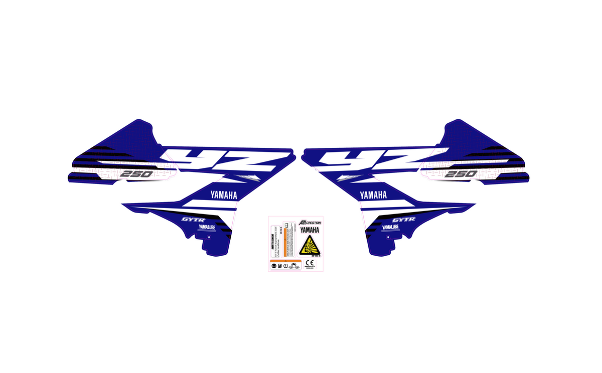 KIT DÉCO TYPE ORIGINE 125 - 250 YZ 2018 A2L CRÉATION