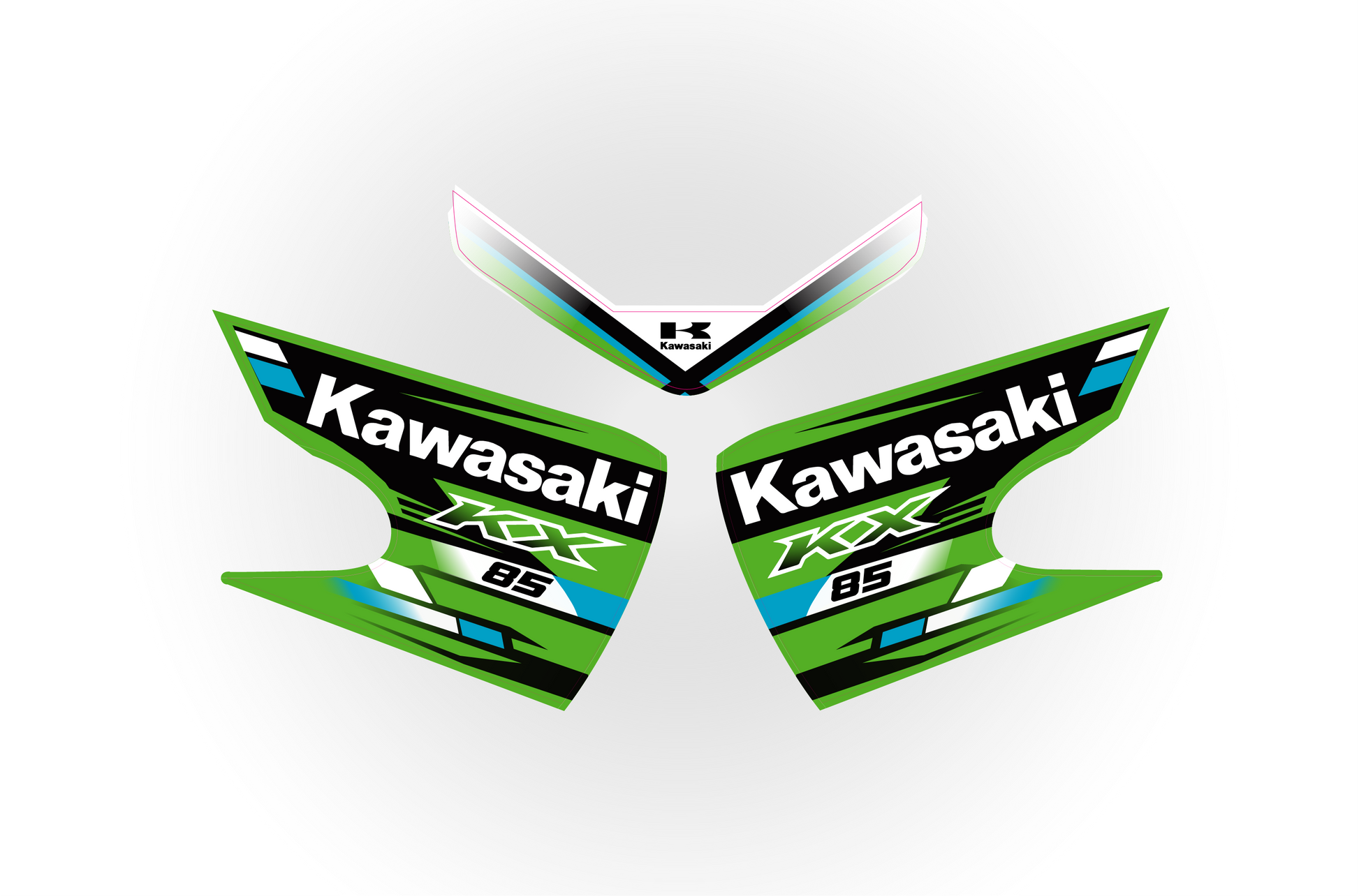 KIT DÉCO ORIGINE 85 KX 2013 A2L CRÉATION