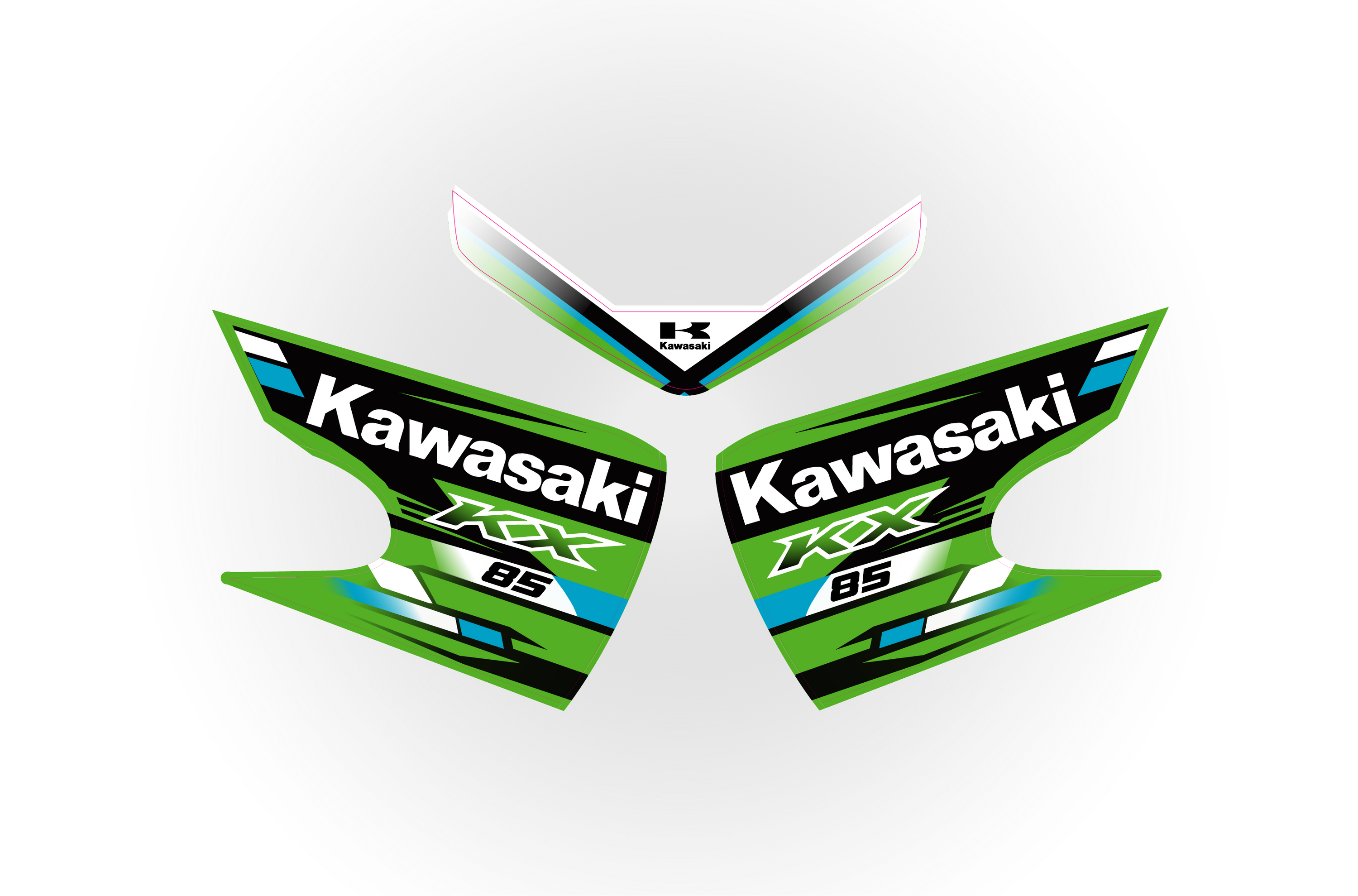 KIT DÉCO ORIGINE 85 KX 2013 A2L CRÉATION