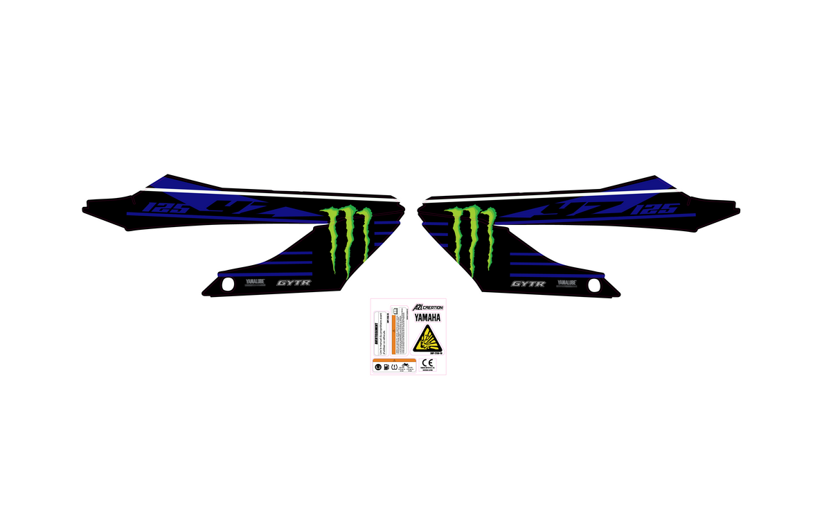 KIT DÉCO ORIGINE MONSTER EDITION 125 / 250 YZ 2022 A2L CRÉATION
