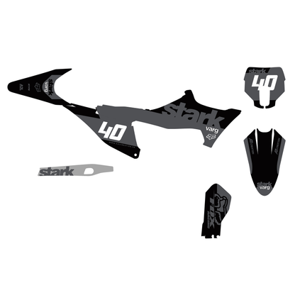 KIT DÉCO STARK FUTURE VARG SM - SOBR | GRIS NOIR A2L CRÉATION