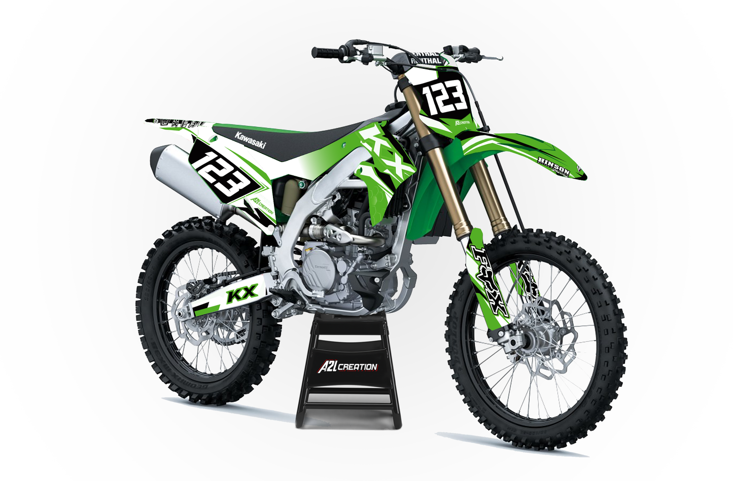 KIT DÉCO MOTOCROSS 250-450 KXF 2019 > 2023 A2L CRÉATION