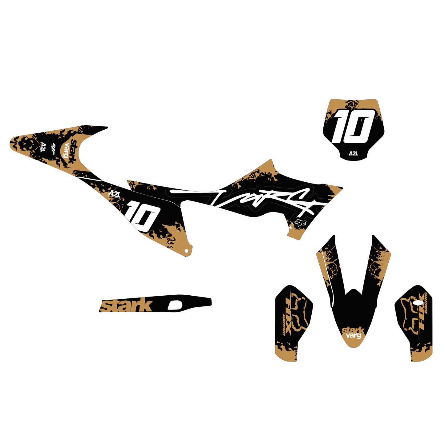 KIT DÉCO STARK FUTURE VARG EX - FLEX | NOIR OR A2L CRÉATION