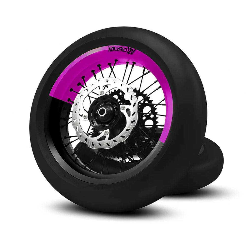 Kit déco Demi-jantes 50/50 SUPERMOTARD | 100% personnalisable A2L CRÉATION