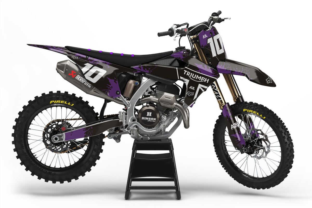 KIT DÉCO TRIUMPH TF-X - K24 - TACHE VIOLET A2L CRÉATION