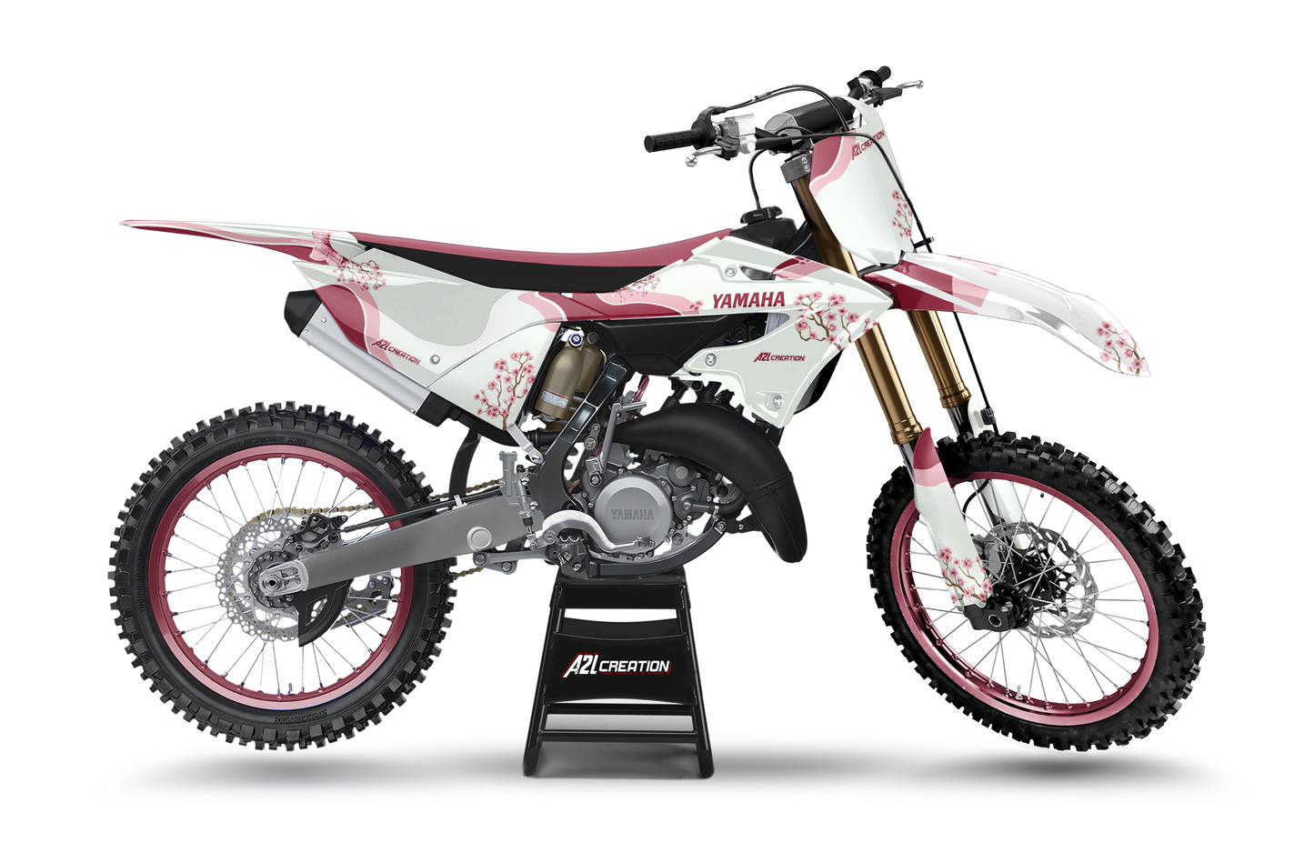 KIT DÉCO MOTOCROSS SAKURA ( ADAPTABLE SUR TOUT MODELES )