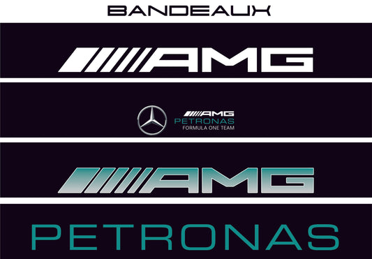 BANDEAU PARE-BRISE MERCEDES AMG PETRONAS A2L CRÉATION