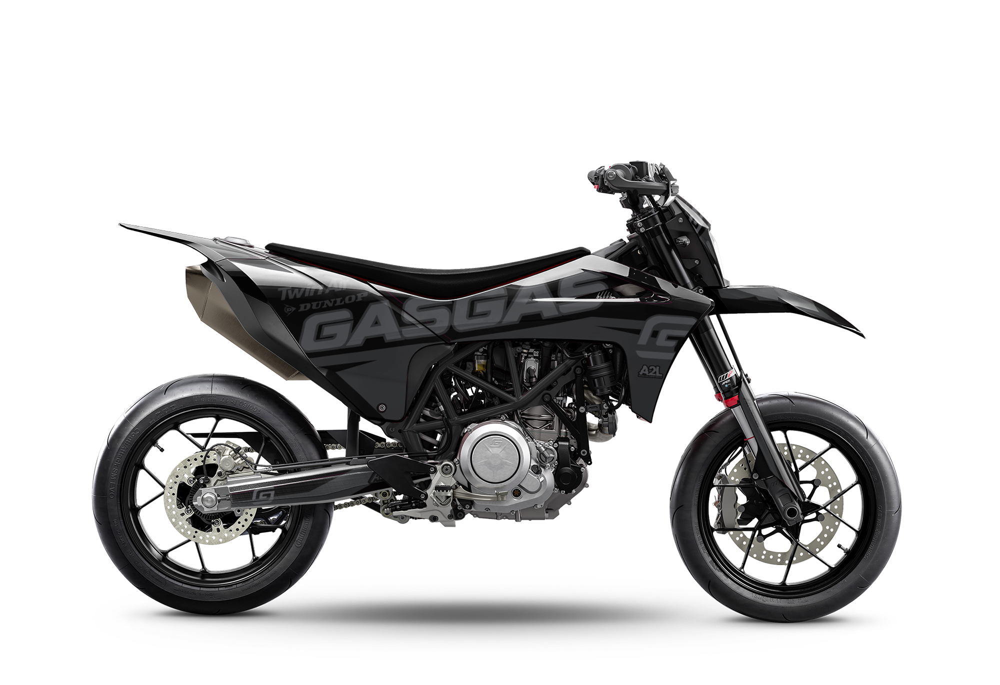 KIT DÉCO GASGAS 700 SM / EM - ROSSO - NOIR GRIS A2L CRÉATION