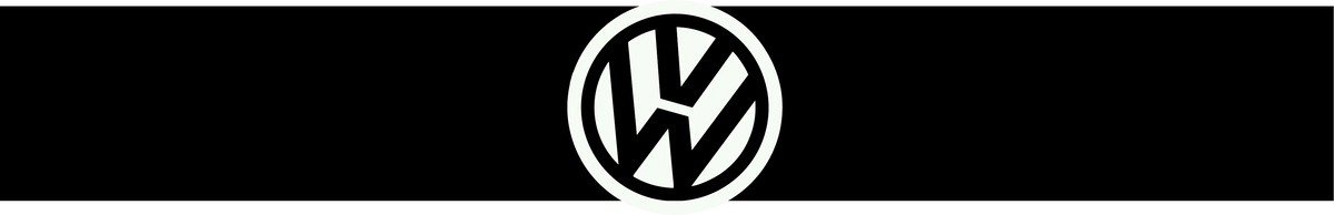 BANDEAU PARE-SOLEIL VOLKSWAGEN LOGO A2L CRÉATION